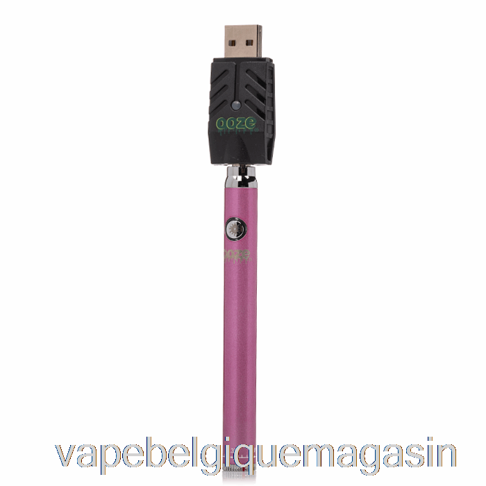 Vape Jetable Ooze 320mah Twist Slim Pen Batterie Rose Glace